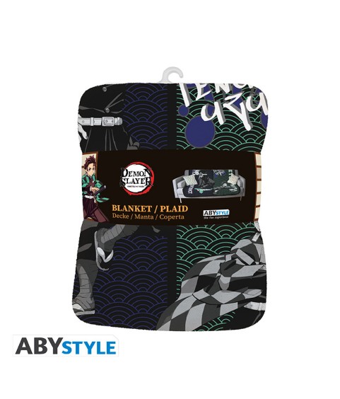 Couverture - Demon Slayer - Tanjiro & Tengen - Unisexe 