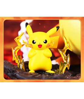 Statische Figur - Beschädigte Verpackung - Prime Figure - Pokemon - Pikachu & Glurak