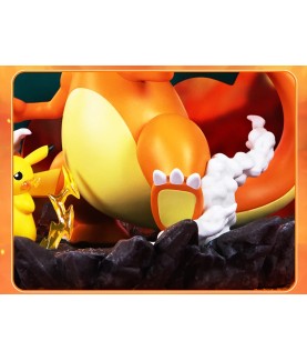 Statische Figur - Beschädigte Verpackung - Prime Figure - Pokemon - Pikachu & Glurak