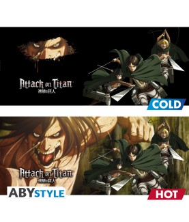 Mug - Thermo-réactif - L'Attaque des Titans - Titans