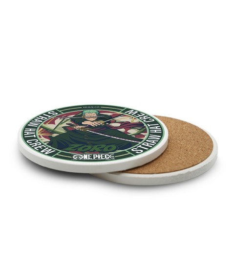Kitchen accessories - One Piece - Ceramic Coaster - Roronoa Zoro