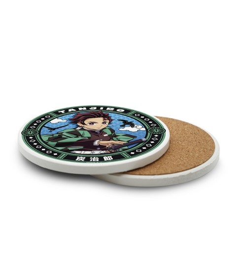 Kitchen accessories - Demon Slayer - Ceramic Coaster - Tanjiro Kamado