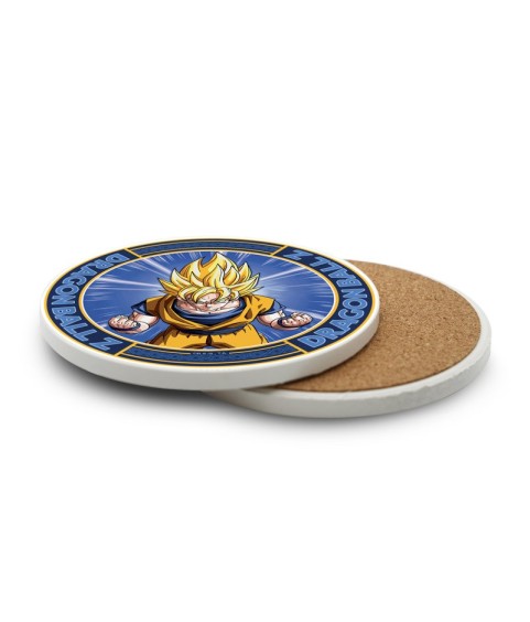 Kitchen accessories - Dragon Ball - Ceramic Coaster - Son Goku