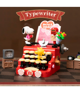 Set de construction - Snoopy - Machine à Écrire