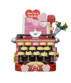 Set de construction - Snoopy - Machine à Écrire