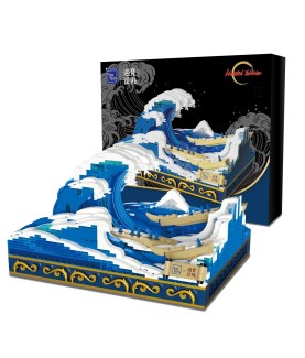 Set de construction - Hokusai - La vague de Kanagawa