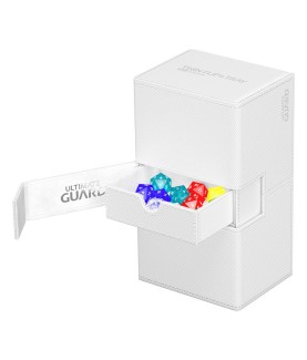 Deckbox - Beschädigte Verpackung - Twin Flip´n´Tray 200+ - Weiss - XenoSkin