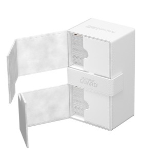 Deckbox - Beschädigte Verpackung - Twin Flip´n´Tray 200+ - Weiss - XenoSkin