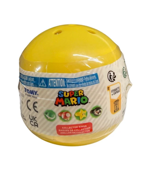 Gashapon - Boîte Mystère - Super Mario - Collector Rings