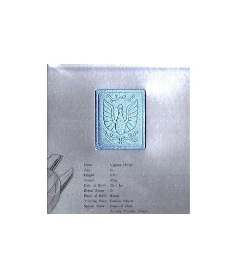 Accessoires Figurines - Metal Plate - Saint Seiya - Hyôga du Cygne