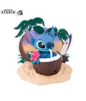 Figurine Statique - SFC - Lilo & Stitch - Noix de Coco - Stitch
