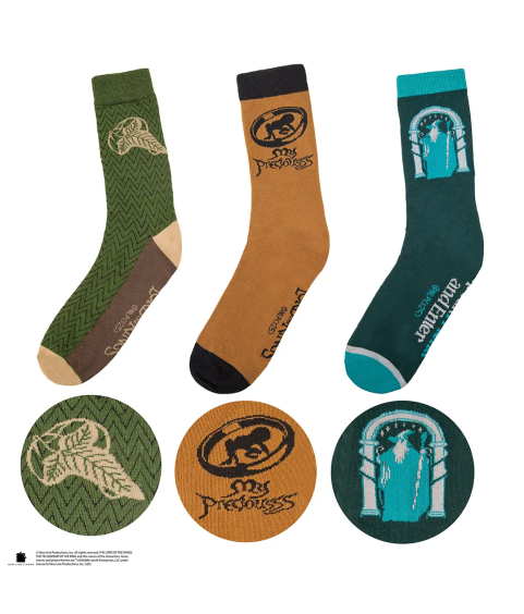 Socks - Lord of the Rings - Pack of 3 - 35/45 Unisexe 