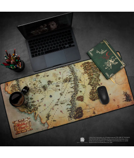 Tapis de souris - XXL - Le Seigneur des Anneaux - Carte Terre du Milieu
