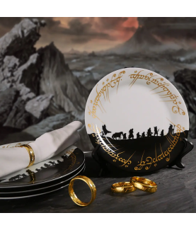 Platte - Packung mit 4 - Der Herr der Ringe - Die Gefährten