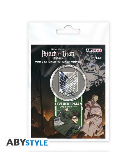 Aufkleber - Stickers - Attack on Titan - Levi Ackermann