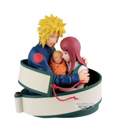 Figurine Statique - Naruto 72 series - Naruto - Minato, Naruto & Kushina