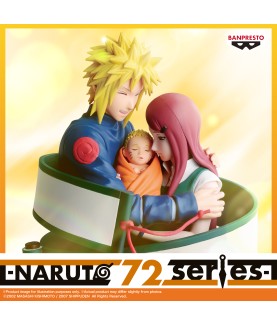 Static Figure - Naruto 72 series - Naruto - Minato, Naruto & Kushina