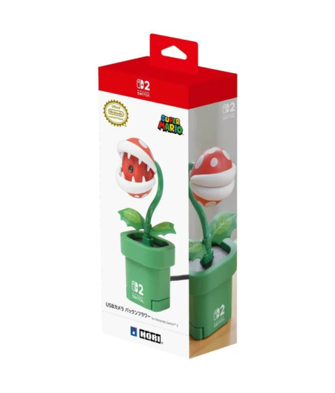 Accessoire Gaming - Switch 2 - Nintendo - Webcam - Plante Piranha