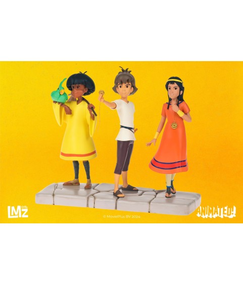 Statische Figur - Die geheimnisvollen Städte des Goldes - 3 statues collector Box