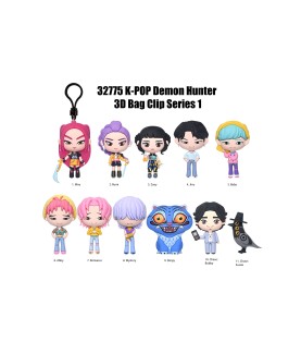 Keychain - Blind Box - KPop Demon Hunters - Foam Bag Clip Series 1