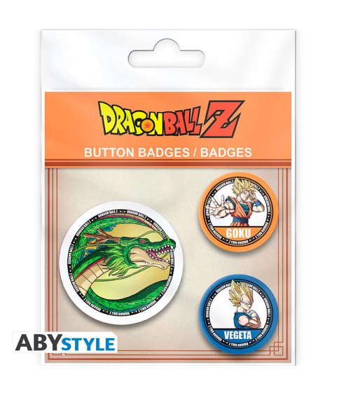 Badge - Dragon Ball - Goku, Vegeta & Shenron