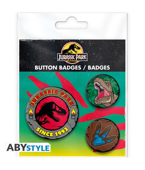 Badge - Jurassic Park - Logo T-Rex