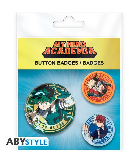 Abzeichen - My Hero Academia - Midoriya, Bakugo & Todoroki