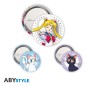 Badge - Sailor Moon - Sailor Moon, Luna, Artemis