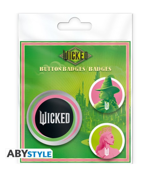 Badge - Wicked - Elphaba & Glinda
