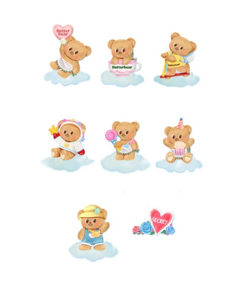 Figurine Statique - Boîte Mystère - Butterbear - Party