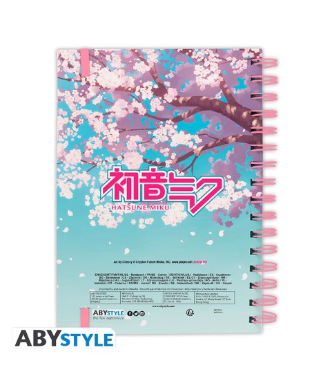 Carnet - Vocaloïd - Fleurs de Cerisier - Hatsune Miku