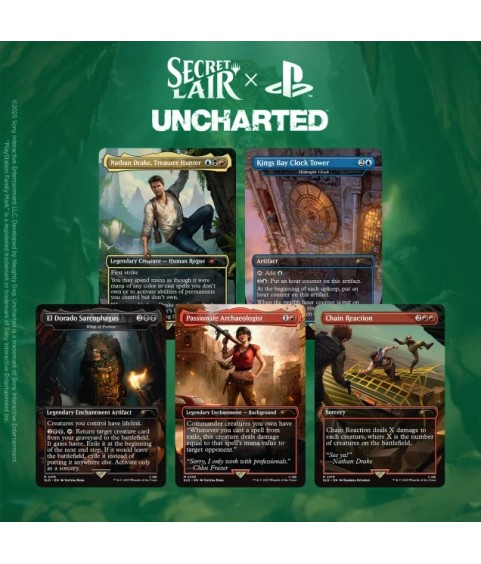 Trading Cards - Secret Lair - Magic The Gathering - Secret Lair - Uncharted