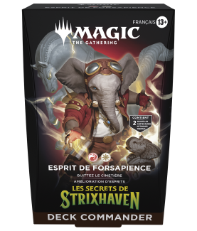 Trading Cards - Commander Deck - Magic The Gathering - Commander Deck Set - Secrets of Strixhaven - FR