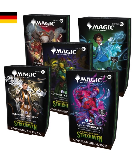 Trading Cards - Commander Deck - Magic The Gathering - Commander Deck Set - Secrets of Strixhaven - DE