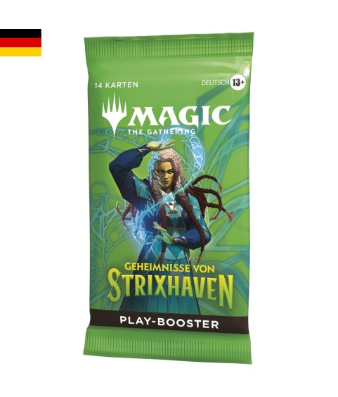 Trading Cards - Blister Booster - Magic The Gathering - Blister Play Booste - Secrets of Strixhaven - DE