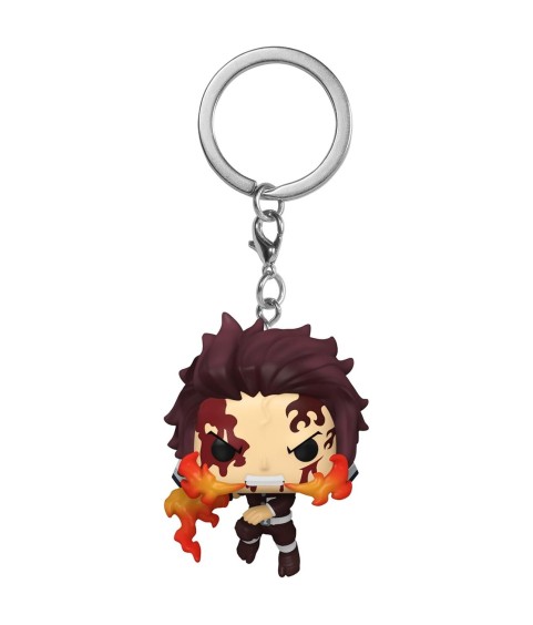 Keychain - Pocket Pop! - Demon Slayer - Dancing Flash - Tanjiro Kamado
