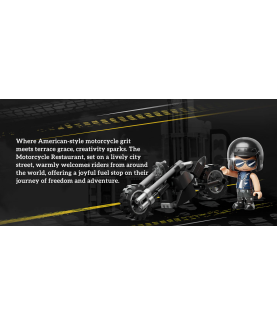 Construction kit - 85024 - Motorcycle Restaurant