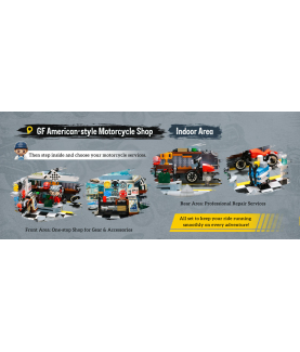 Construction kit - 85024 - Motorcycle Restaurant