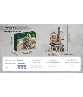 Construction kit - 85024 - Motorcycle Restaurant