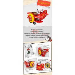 Construction kit - Peanuts - 86905 - Biplane