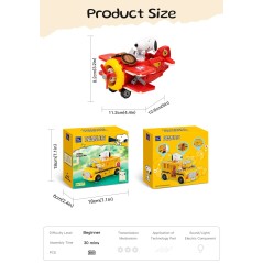Construction kit - Peanuts - 86905 - Biplane