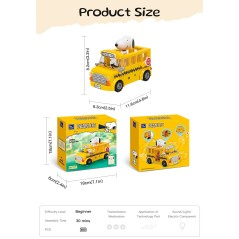 Construction kit - Peanuts - 86906 - School Bus