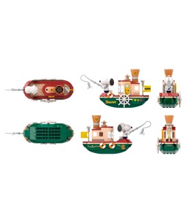Set de construction - Snoopy - 86907 - Steam Boat