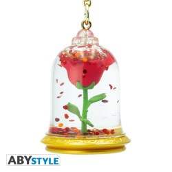 Keychain - The Beauty and the Beast - The Enchanted Rose