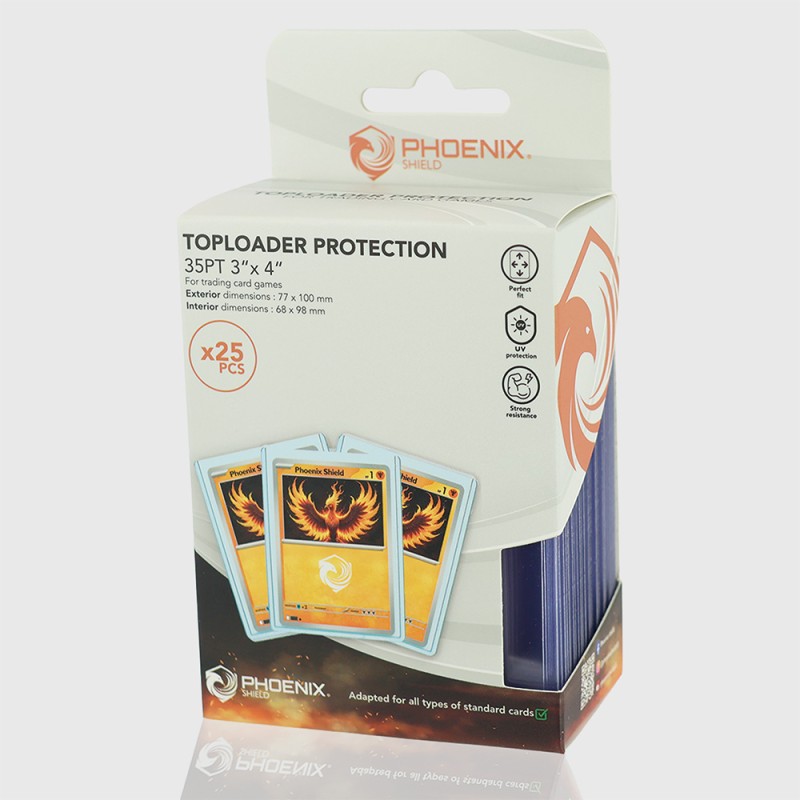 Protège-cartes - Toploaders 35pt 3"x4" (x 25) standard