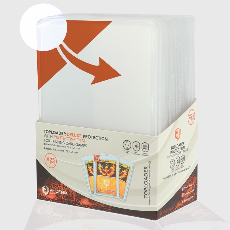 Protège-cartes - Toploader (x 25) deluxe