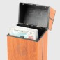 Protège-cartes - Deck protec box wood effect boxes push up (x9)