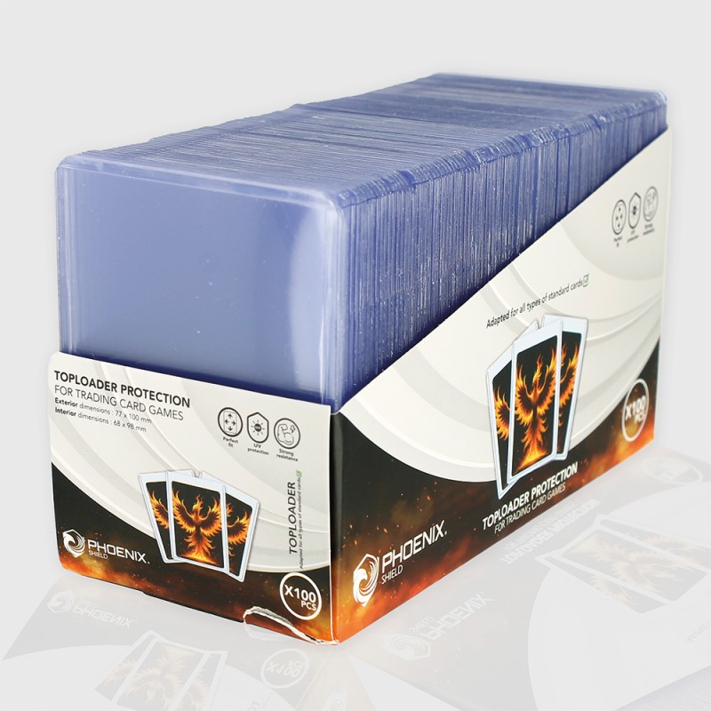 Protège-cartes - Toploader x 100