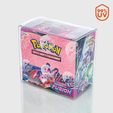 Protège-cartes - Crystal box protec 99% uvr (x6) for pkm booster box