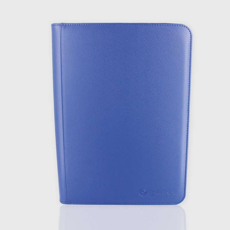 Protège-cartes - Zip 9-pocket portfolio deluxe (blue) for 360 cards Protège-cartes - Zip 9-pocket portfolio deluxe (blue) for 360 cards